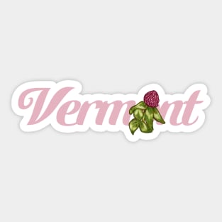 Vermont Red Clover Sticker